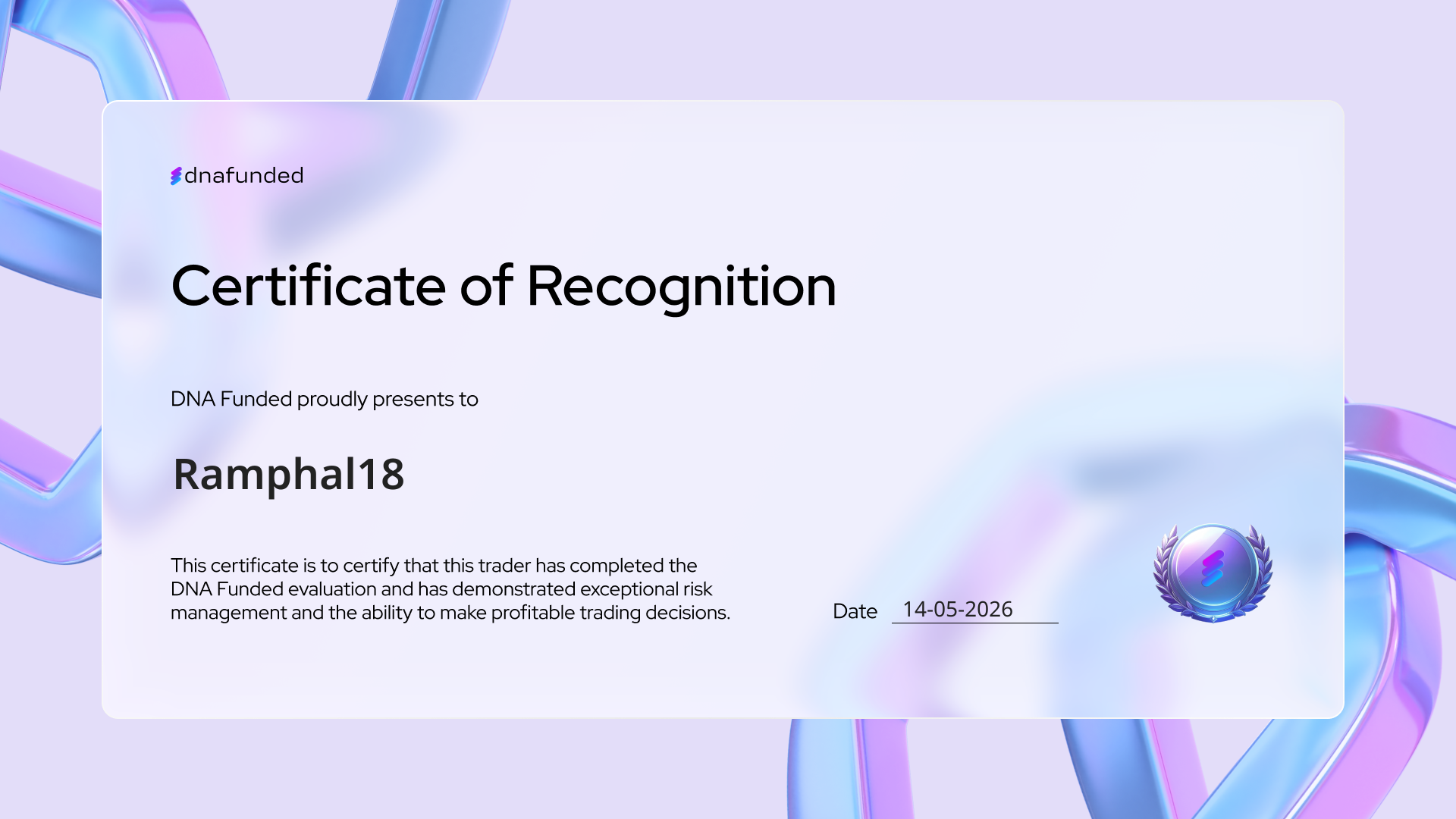 Traderflow Verified Prop Certificate