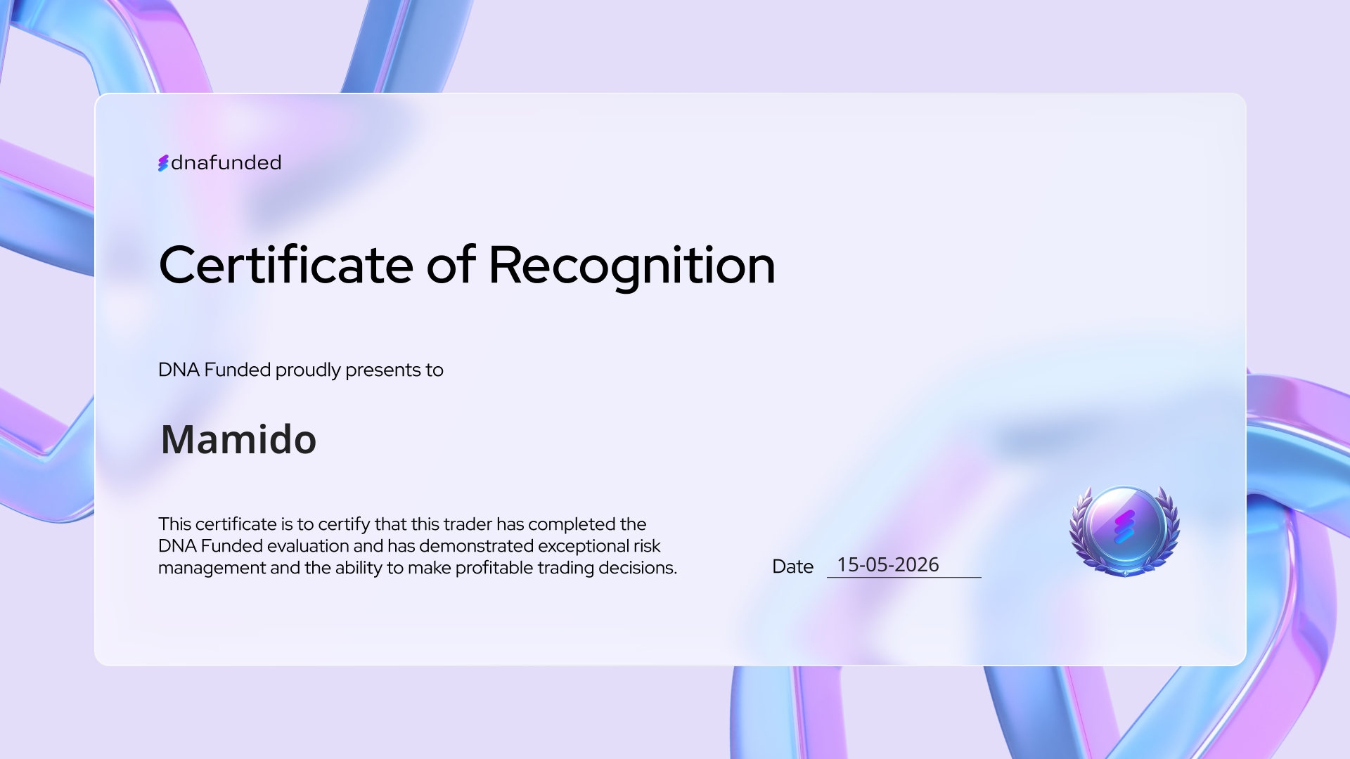 Traderflow Verified Prop Certificate