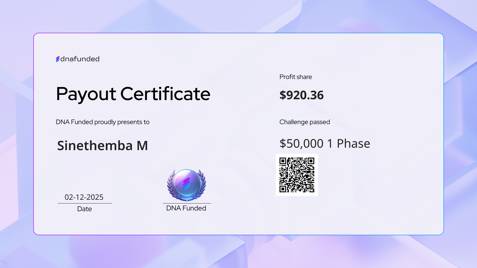 Traderflow Verified Prop Certificate